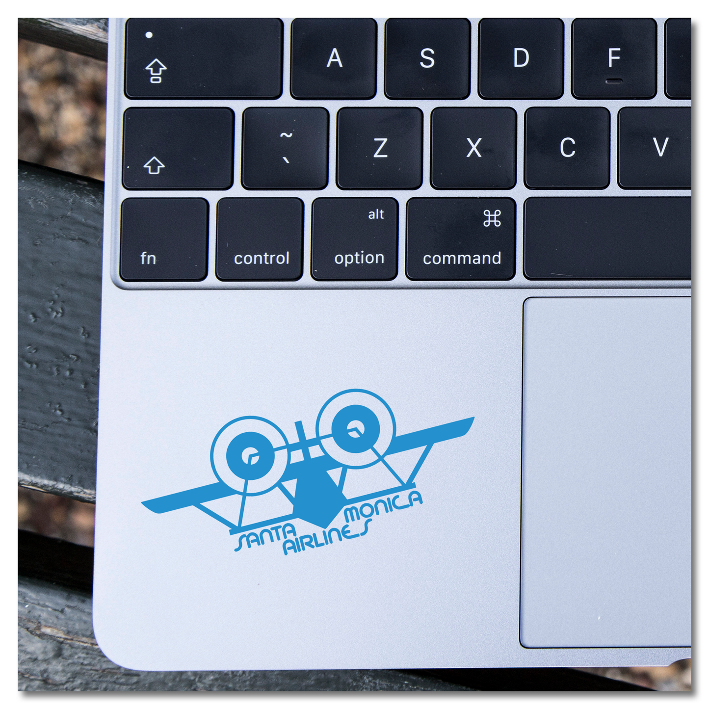 Santa Monica Airlines SMA Vliegtuig Vinyl Decal Sticker