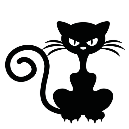 Snotty Cat Vinyl Decal Sticker