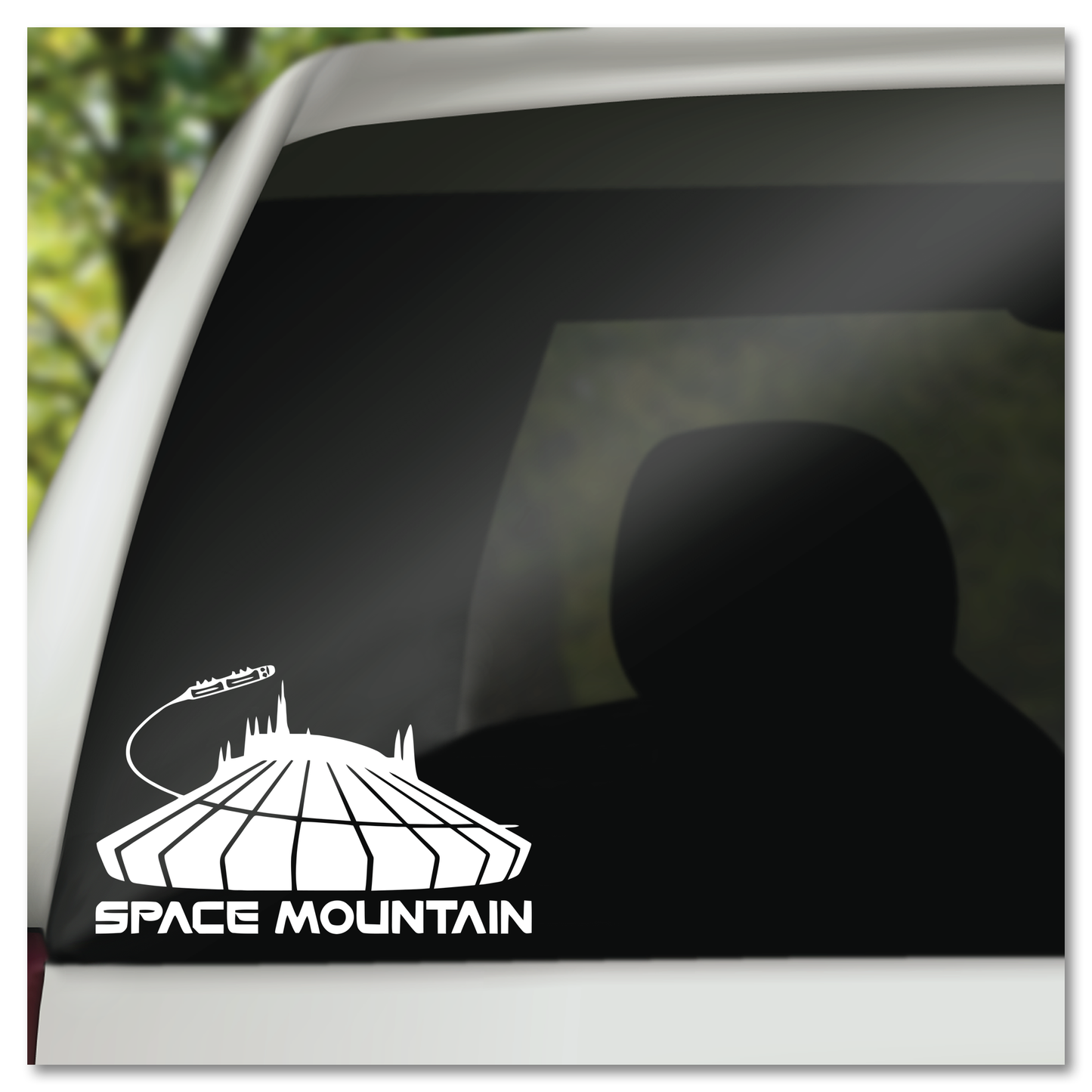 Disney's Space Mountain Vinyl Decal Sticker