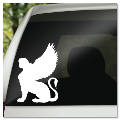 Egiptiese Sphinx Vinyl Decal Plakker