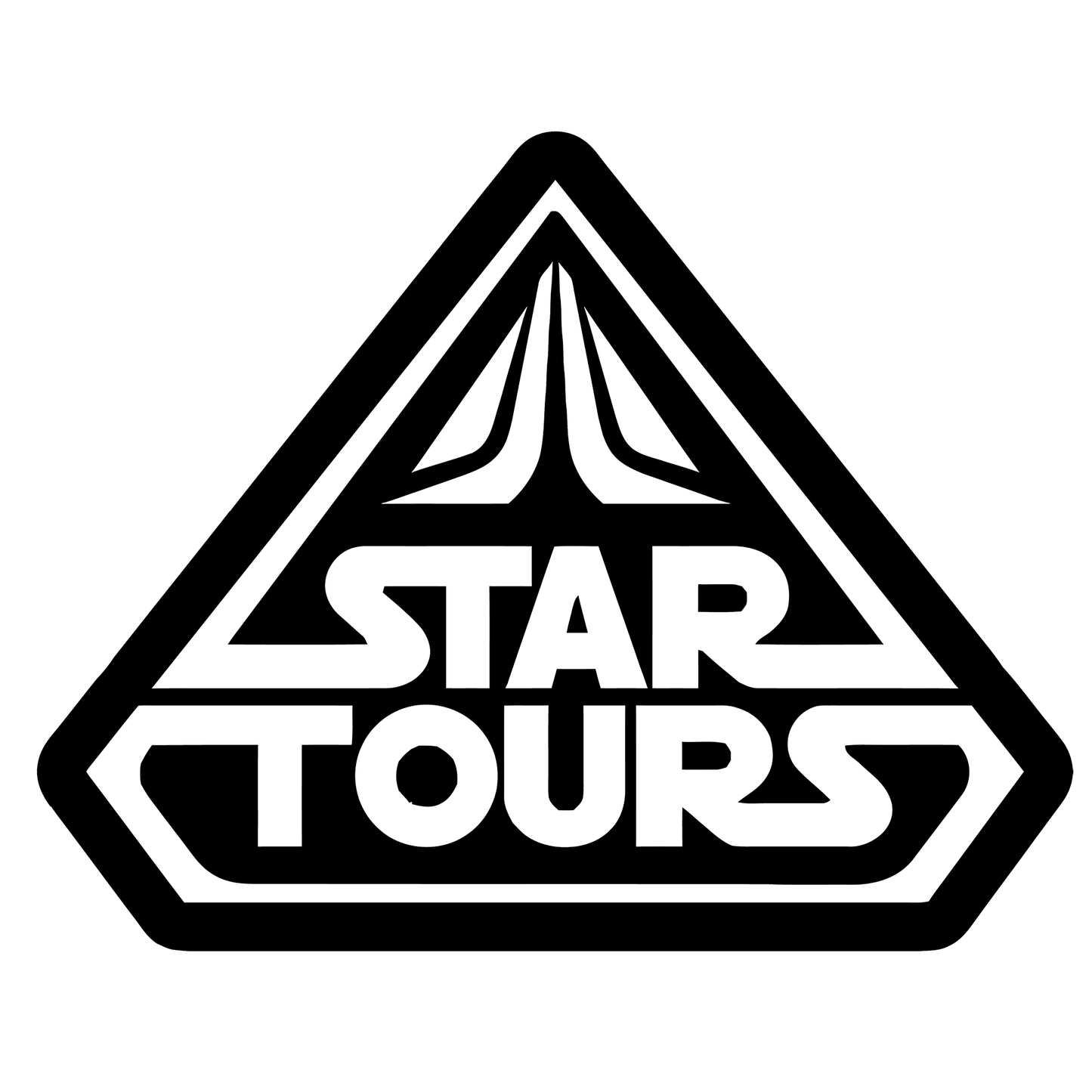 Disney's Star Tours Vinyl Decal Sticker