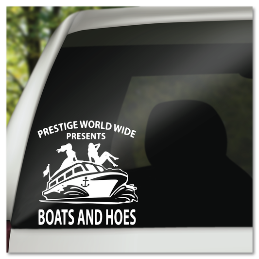 Stepbrothers Boats & Hoes Vinyl Decal Sticker