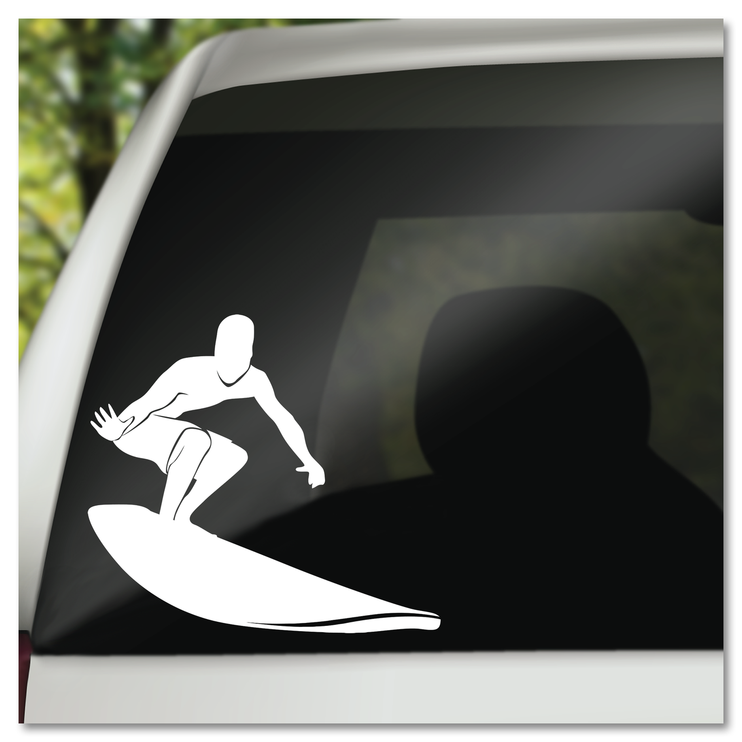 Surfer Vinyl Decal Plakker