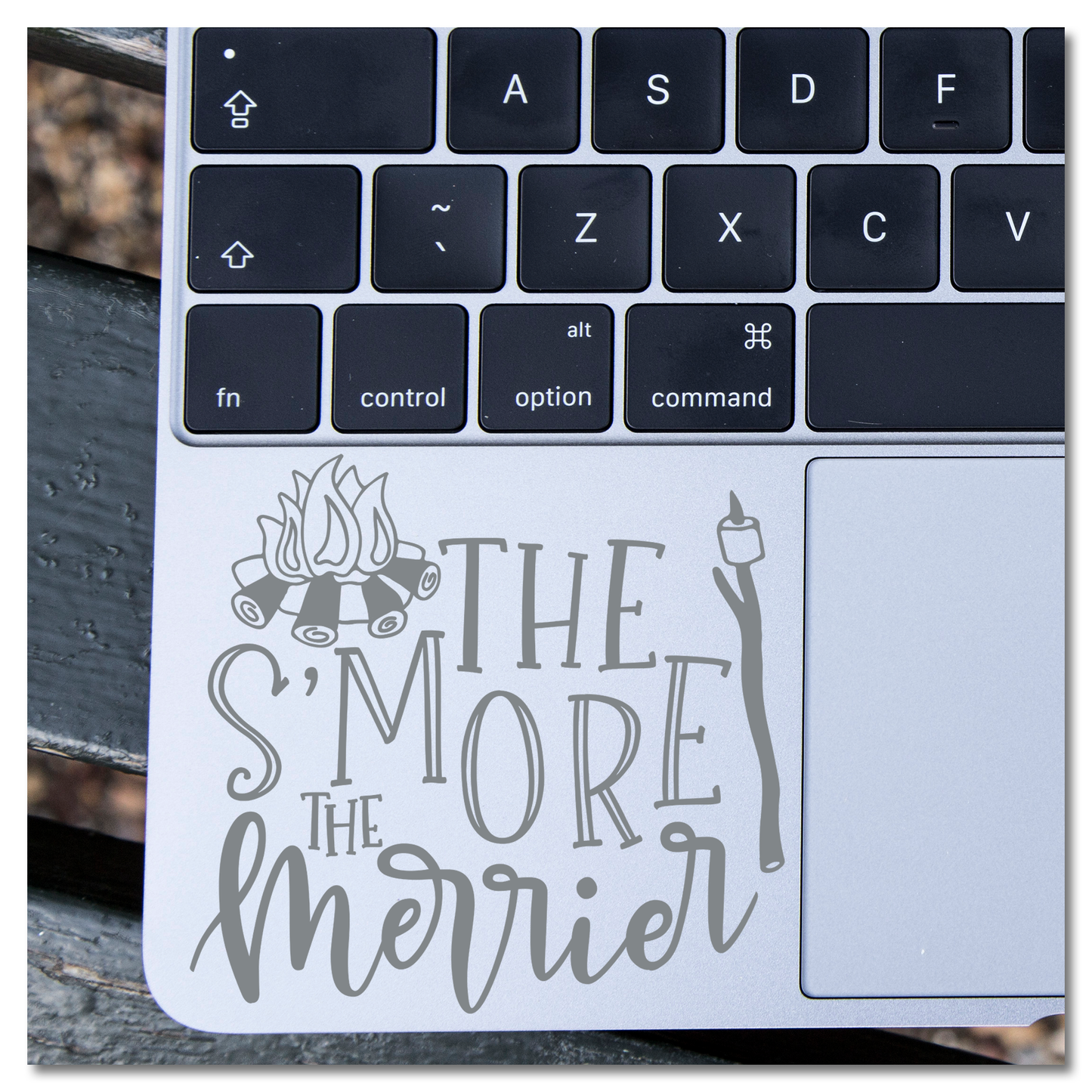 The S'more The Merrier Vinyl Decal Sticker