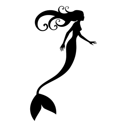 Delicate Mermaid Vinyl Decal Sticker