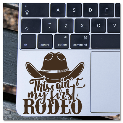 Is nie my eerste Rodeo Cowboy Hoed Vinyl Decal Sticker nie