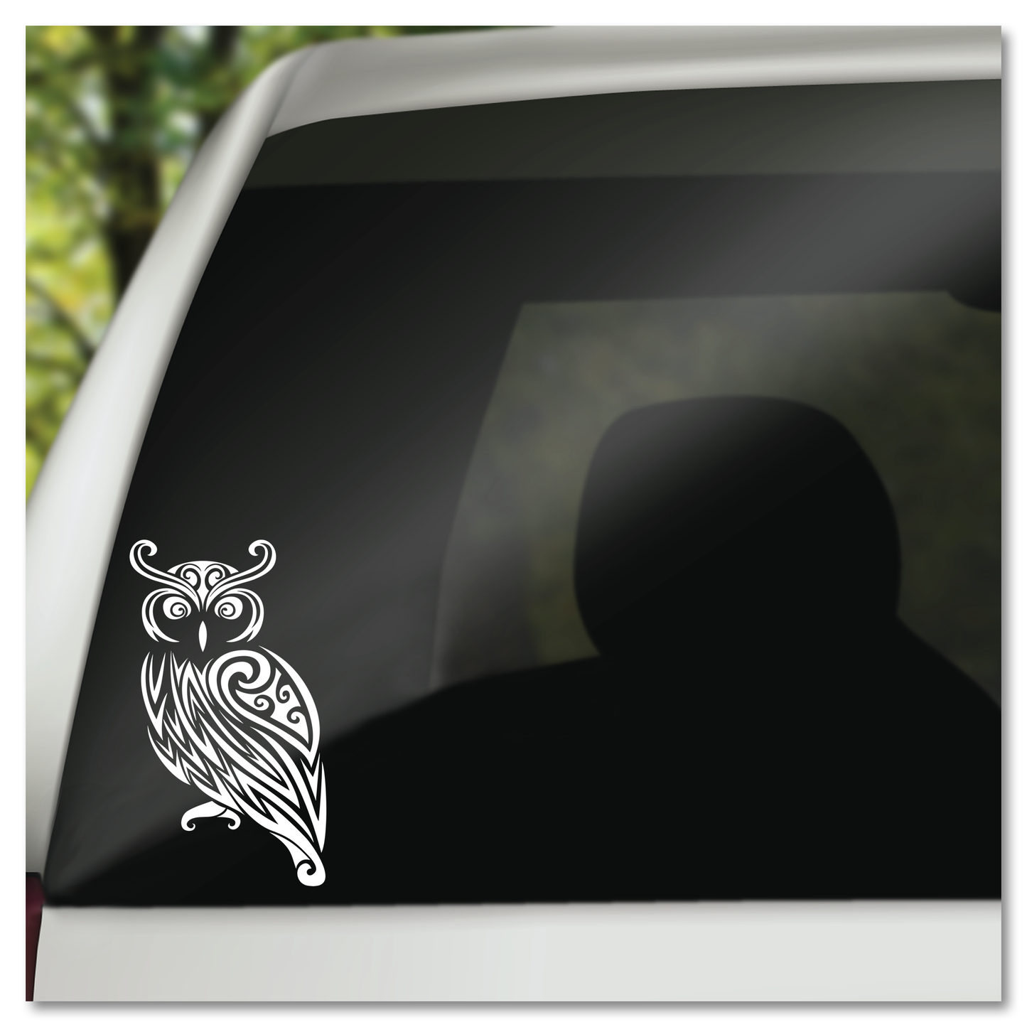 Tribal Owl Vinyl Decal Sticker