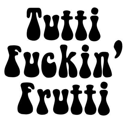 Tutti Fuckin' Frutti Devil's Rejects Vinyl Decal Sticker