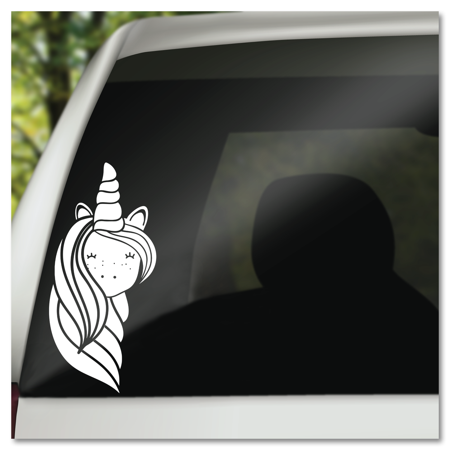 Oulike Unicorn Vinyl Decal Plakker