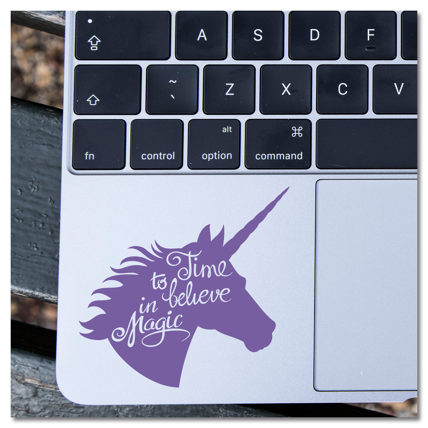 Time To Believe In Magic Unicorn Vinyl Decal Sticker