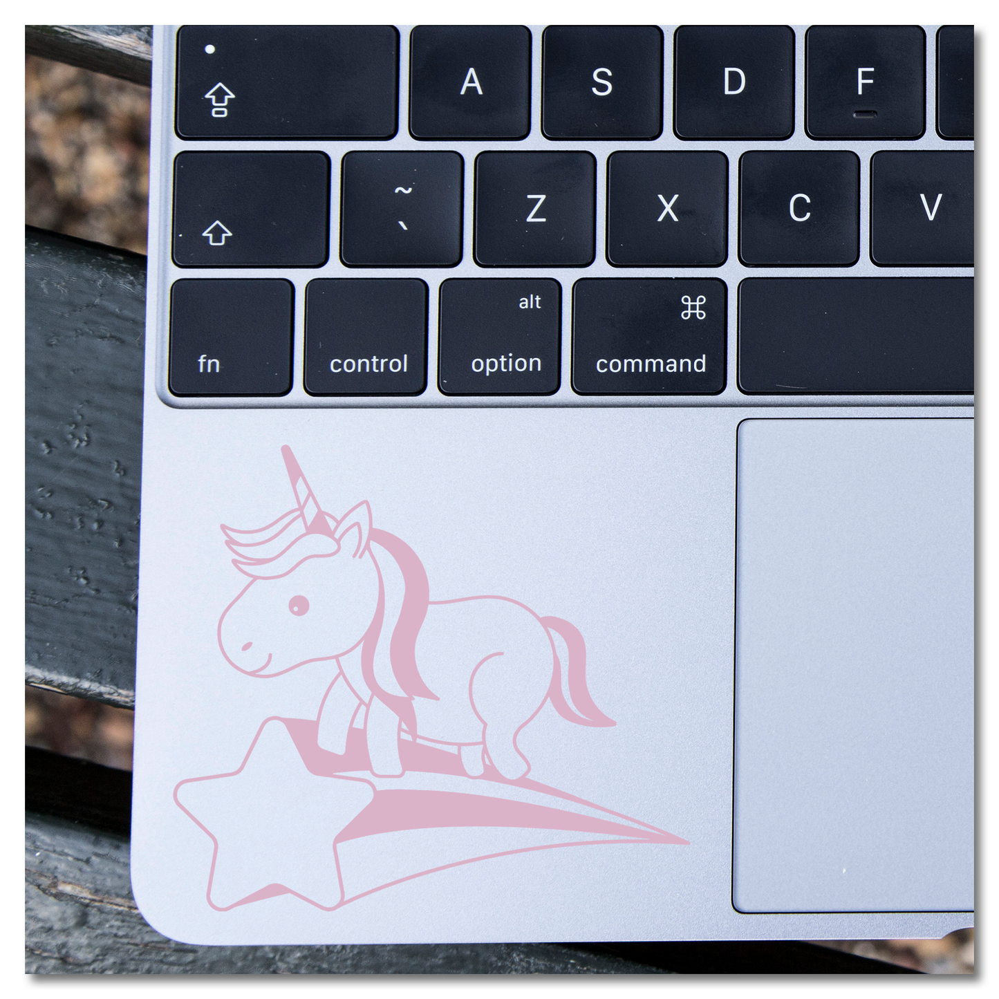 Cute Unicorn on a Star Vinyl Decal Sticker